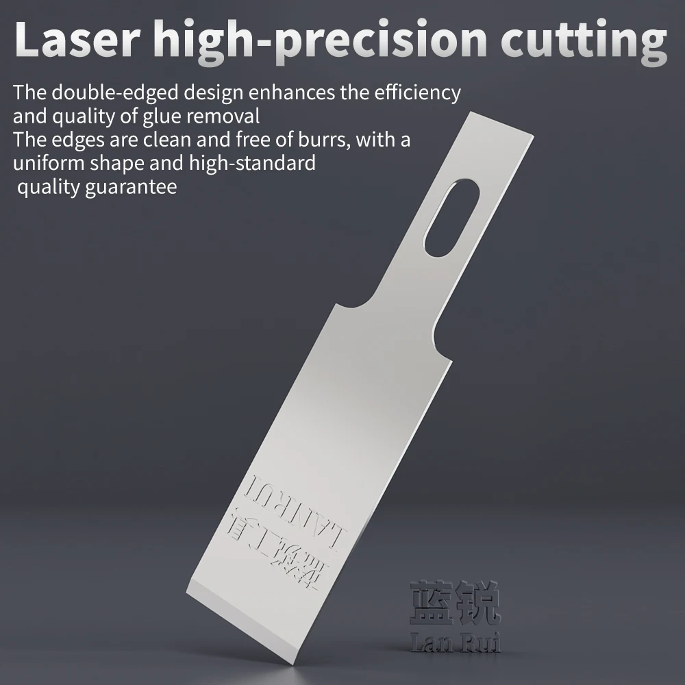 10Pcs LANRUI 007 Multifunctioal CPU IC Glue Removal Blade Set Glue Remover Knife Blade Motherboard BGA Chip Glue Cleaning tools
