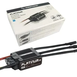 100% original Hobbywing Platinum 60A V4 30215100 brushless ESC 3-6S for RC 450 480 helicopter electronic speed control