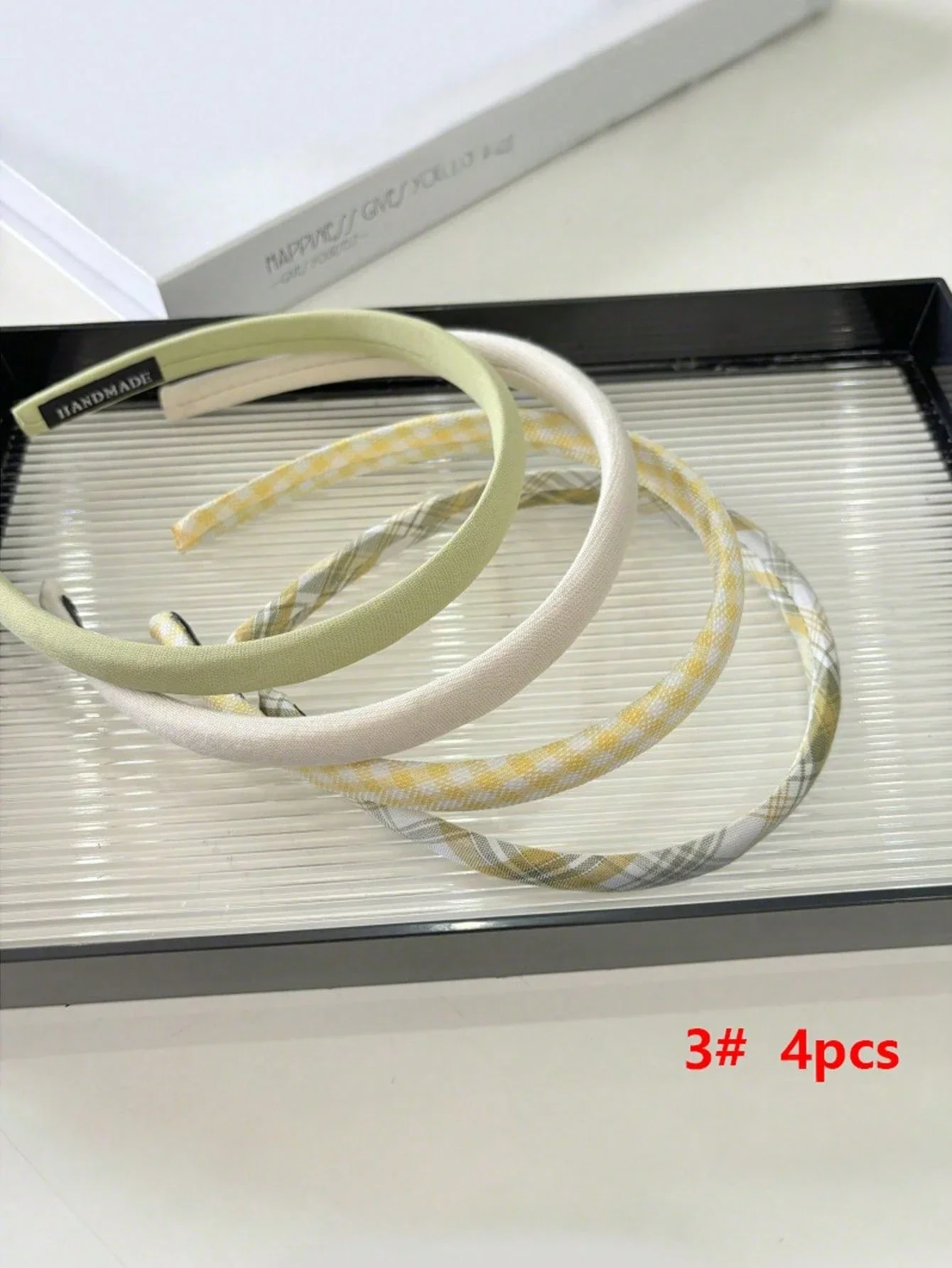 

1pc Women's Striped Rhombus Pattern Casual Cute Street Polyester Sponge Headband, Versatile Hair Accessory Suitable For