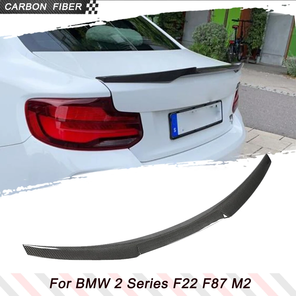 

Carbon Fiber Rear Racing Spoiler For BMW F87 M2 F22 220i M235i Coupe 2014-2019 Car Rear Trunk Racing Spoiler Boot Wing Spoiler