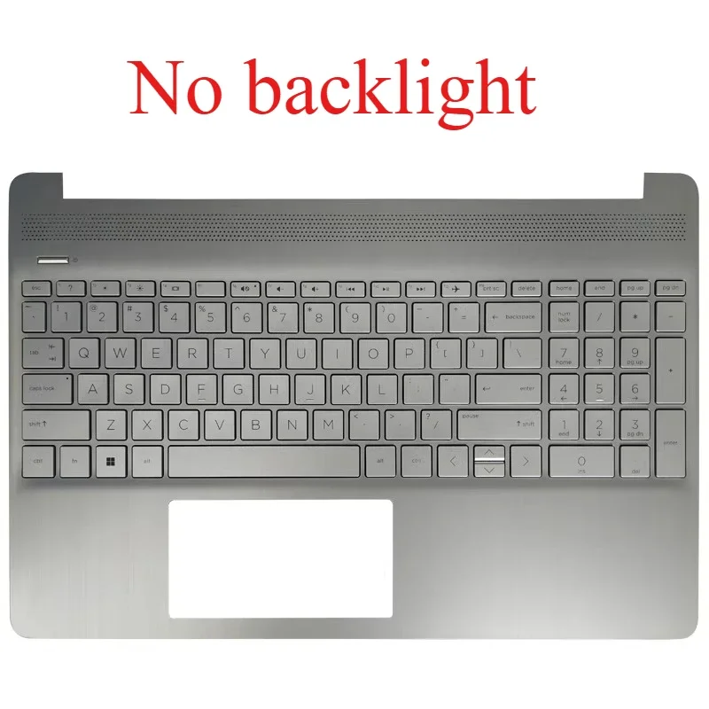 NEW US Keyboard For HP 15-EF 15S-EQ 15-DY 15S-FQ TPN-Q222 Laptop Palmrest Upper Cover Top Case Backlit L63578-001 L63579-001