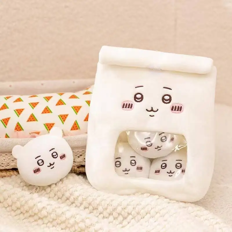 20cm Latest Bag of Snacks Small Eight Kawaii Stuffed Plush Toy Doll Cartoon Anime Cute Gift for Children Fun Doll Christmas