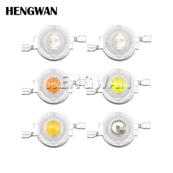 10pcs 1W 3W 5W High Power LED Chip Lamp Bulbs SMD Diodes Warm Cold White Red Green Blue Yellow Orange RGB Light Beads