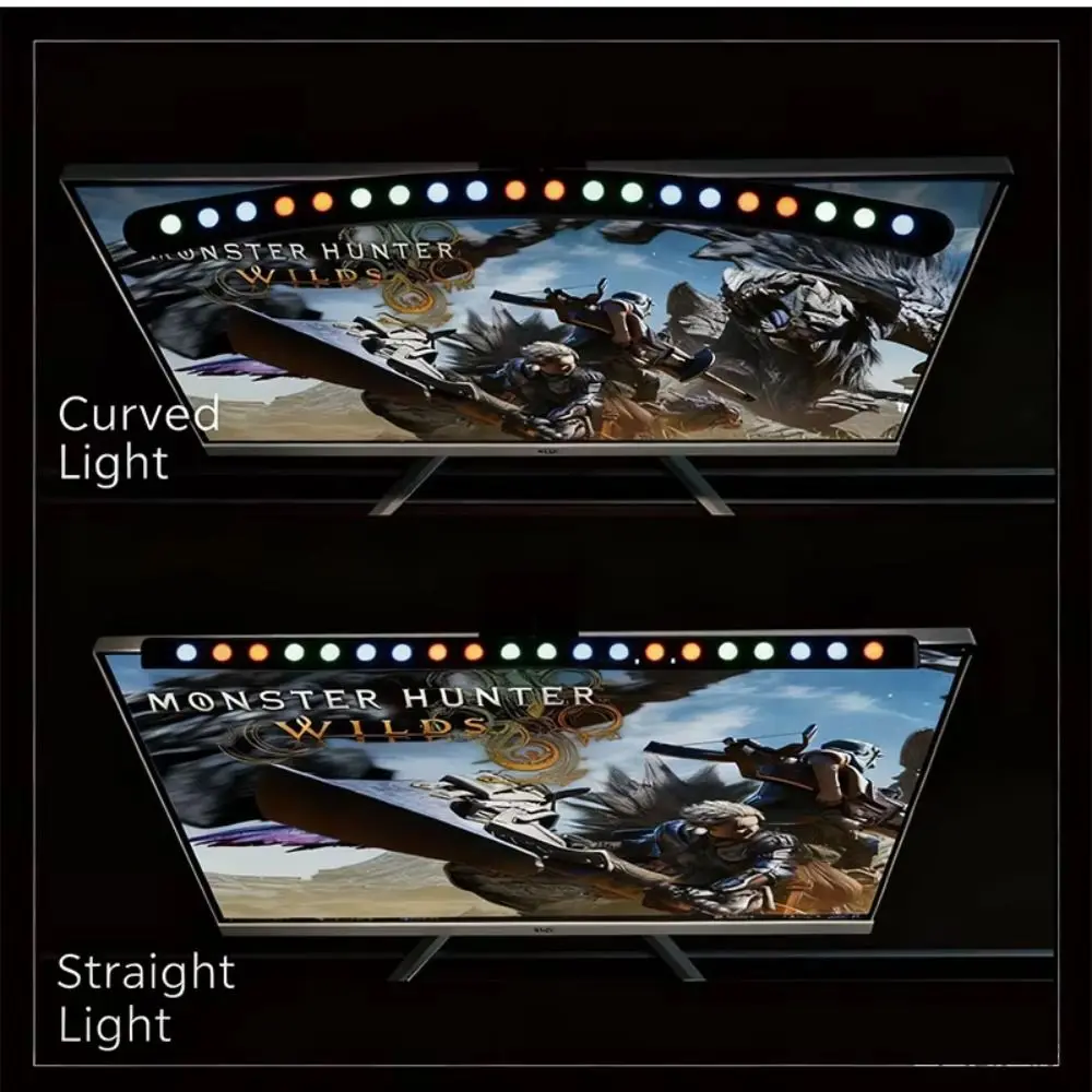 RGB Atmosphere Monitor Light Bar Dimming Function Music Rhythm RGB LED Lighting LED Lighting Touch Control Screen Hanging Lamp