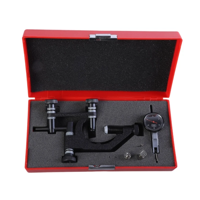 

Q2Q4 Accurate Black Levers Dials Indicator & Holder Set Simple Operate Perfect for Engineering & Workshop Applications