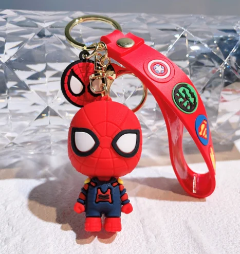 Cartoon Keychain Silicone Pendant, Holiday Gift