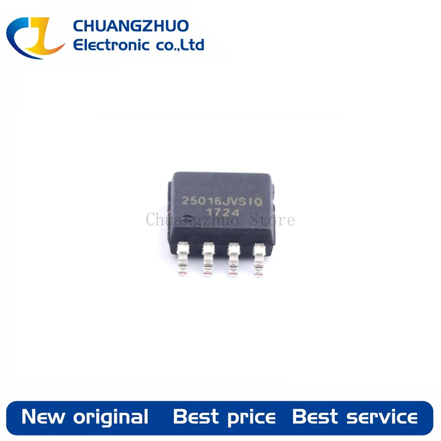10Pcs New original W25Q16JVSSIQ W25Q16 25Q16JVSIQ 16Mbit 2.7V~3.6V 133MHz SPI SOIC-8-208mil Memory (ICs)
