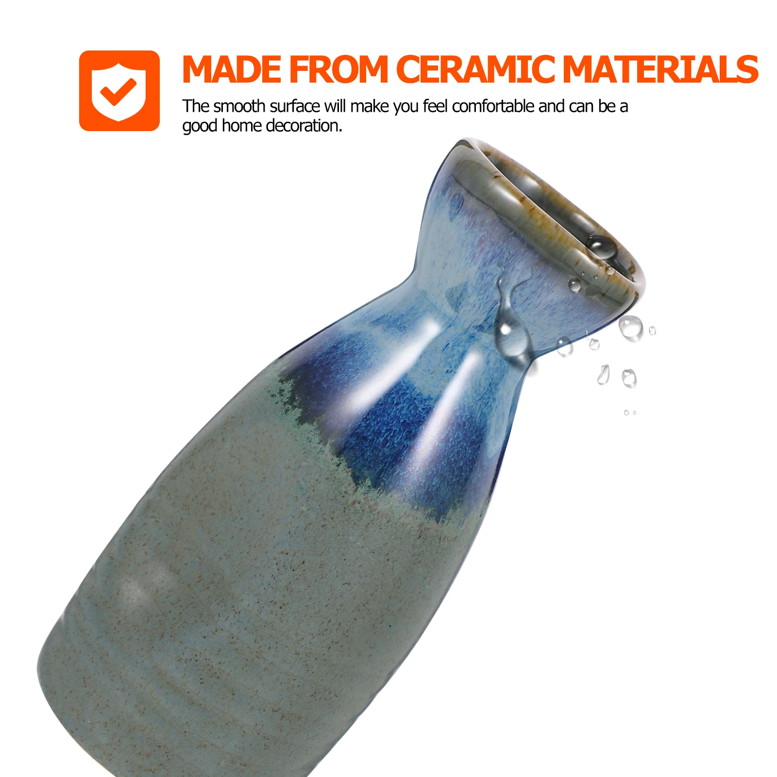 

1Set Premium Ceramic Sake Pot and Cups Set Ideal for Spirits Water Wine Japanese Sake Serving Gift for Family Friends