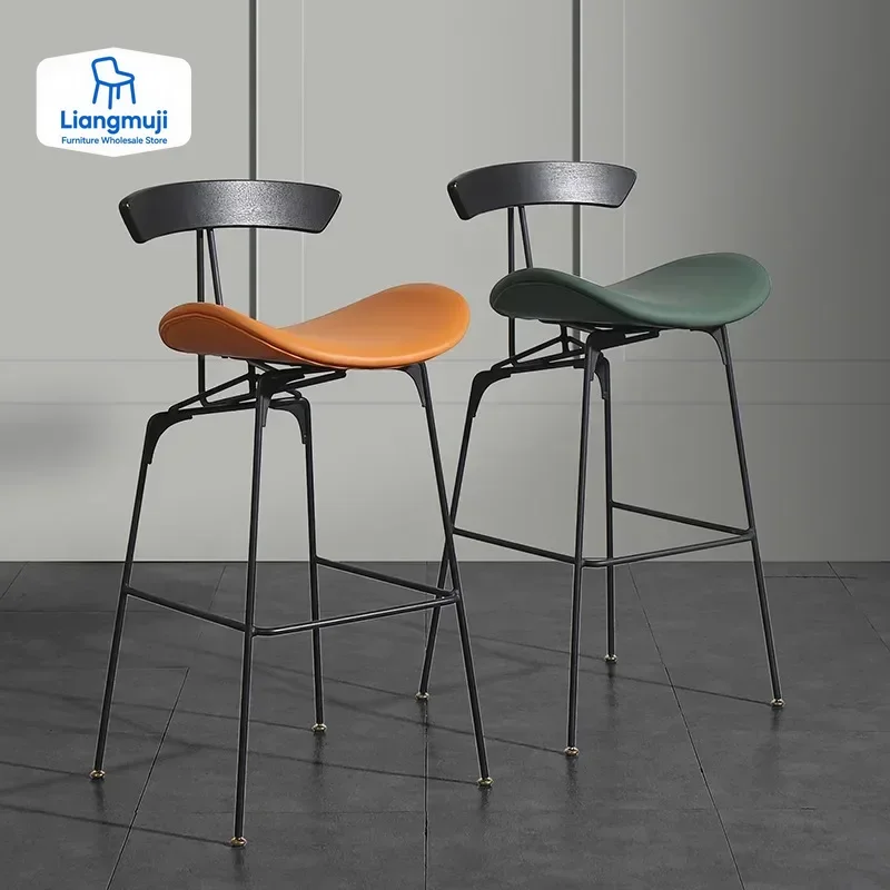

Design Modern Bar Stool Restaurant Design Unique Fishing Throne Designer Balcony Wishbone Barstools High Sillas Home Furniture