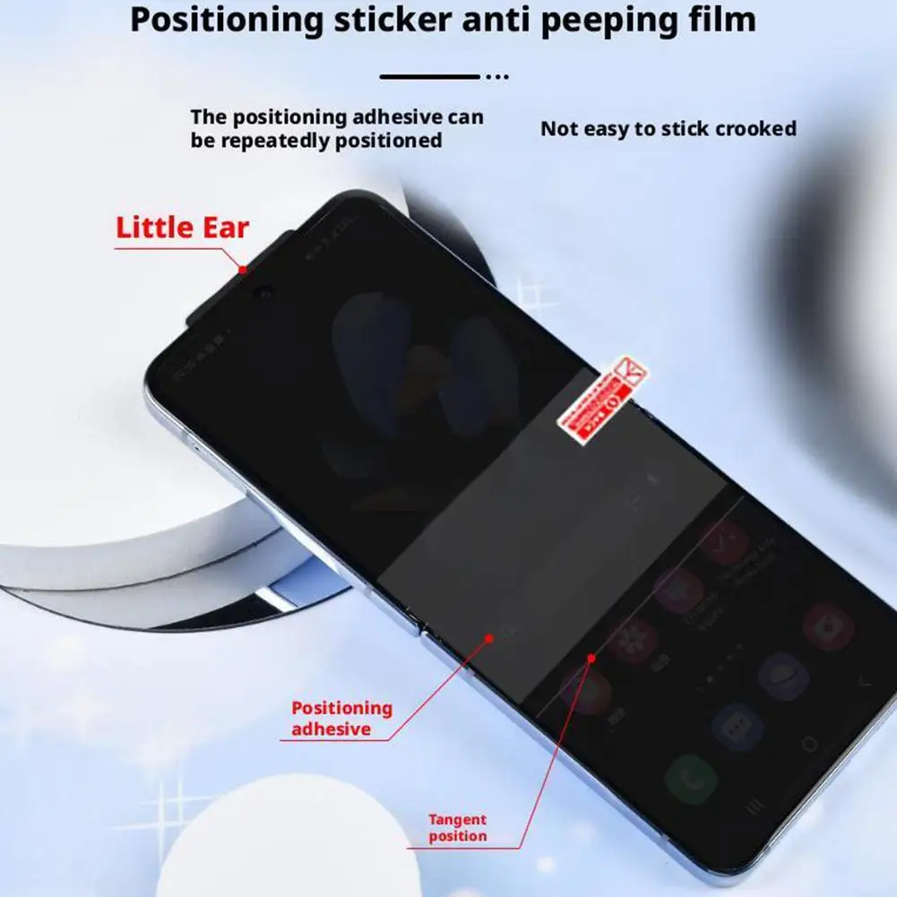 Screen Protector for Nubia Flip 2 Inner Screen HD Seamless Peep-proof Soft Privacy Film Anti-Scratch Film for Nubia Flip 2