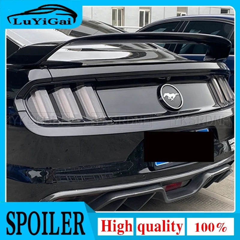 For 2015 2016 2017 2018 2019 2020 Ford Mustang Car Rear Trunk Lid Boot Car Spoiler Wings Tuning Exterior Accessories