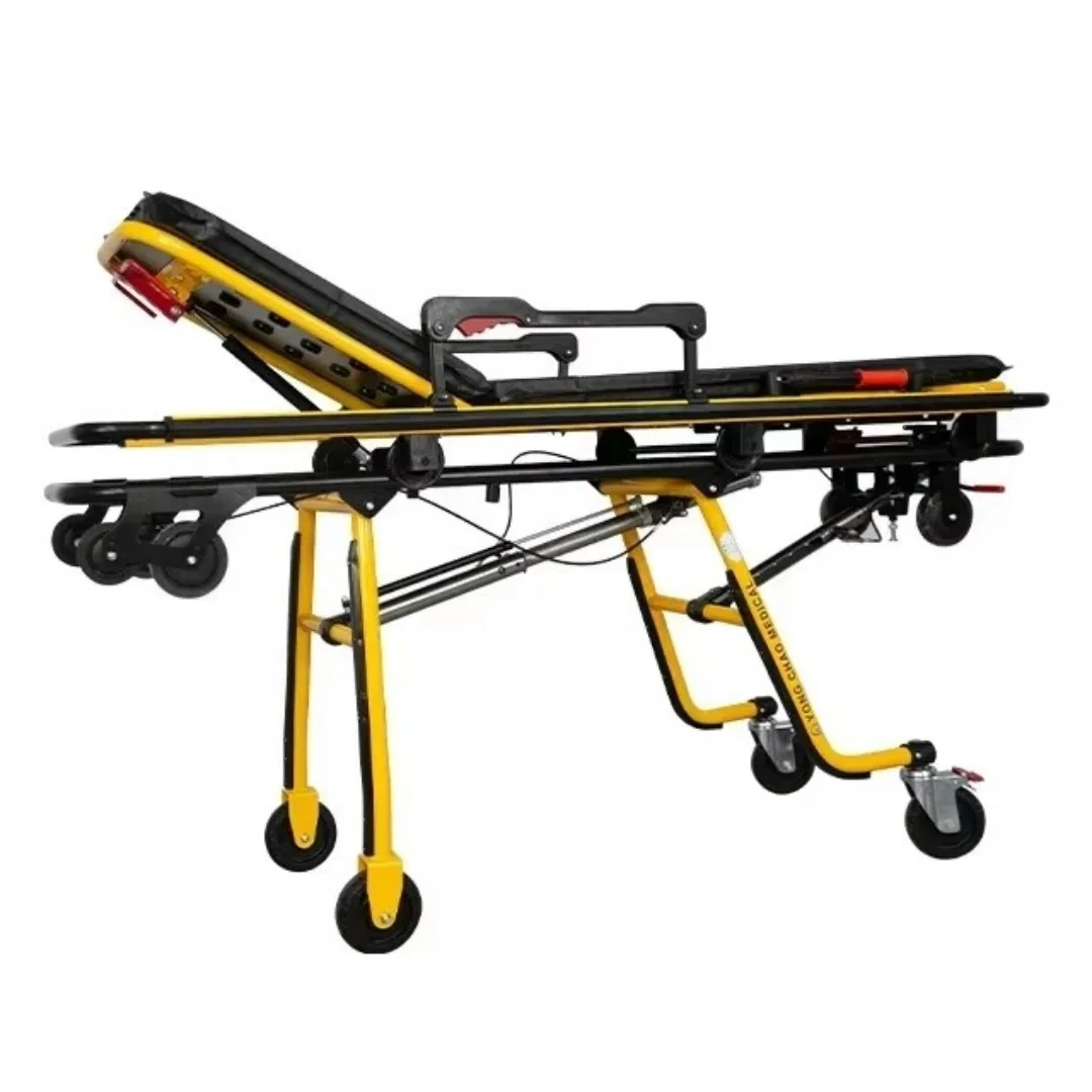 Professional Medical Devices Ambulance Emergency Collapsible Stretcher Automatic Loading Stretcher