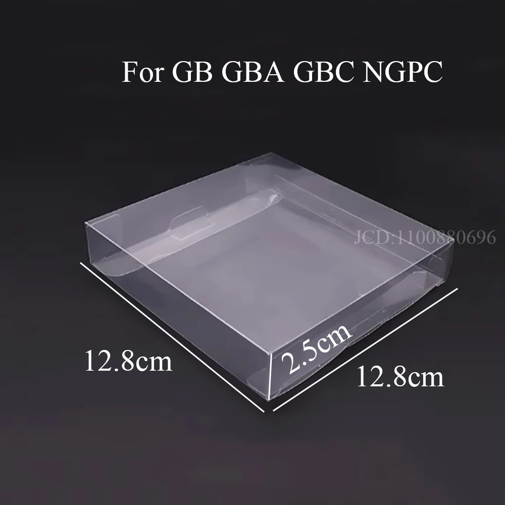 5PCS Clear Transparent Game Cartridge Box Case CIB Games Plastic PET Protector For N64 NES SNES GB GBA GBC NGPC Switch PS2/3/4