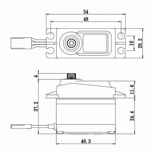 SAVOX 1256 TG PLUS 0.15S 20KG digital servo High Torque Titanium Gear Digital Steering Coreless Servo 1/8 1/10 RC parts hsp hpi