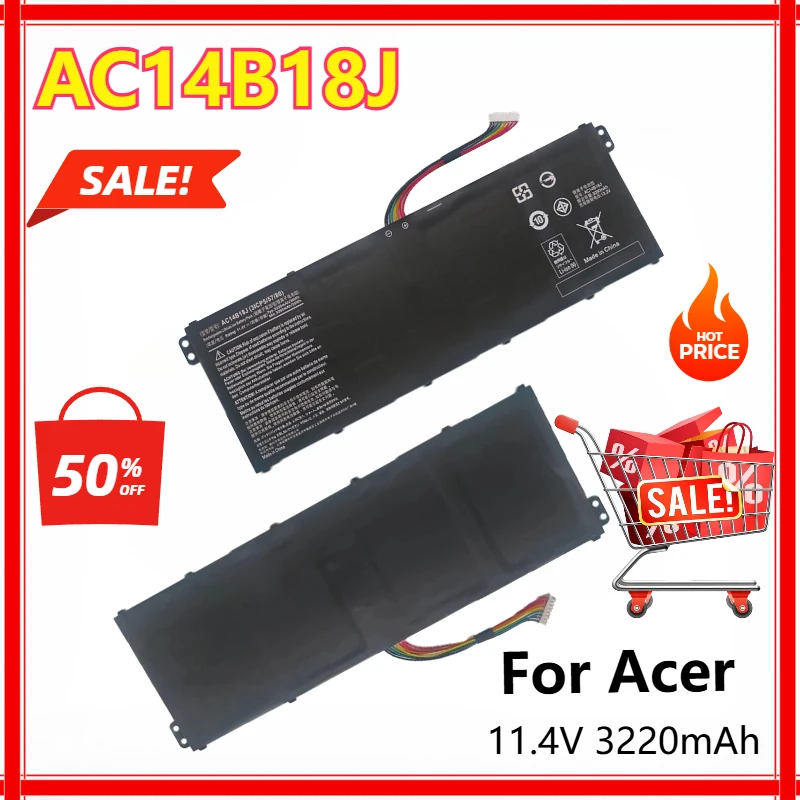 AC14B18J Laptop Bat… - image