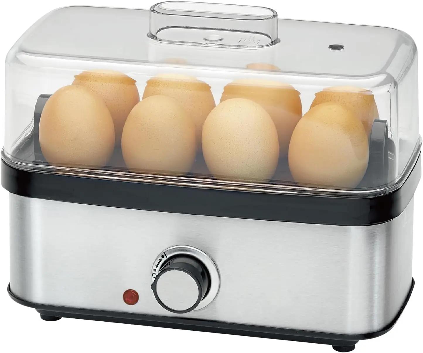 

Electric Egg Cooker Rapid – 8 Egg Capacity for Hard Boiled Eggs, Soft boiled egg, Poached Eggs, Scrambled Eggs, or Omelets