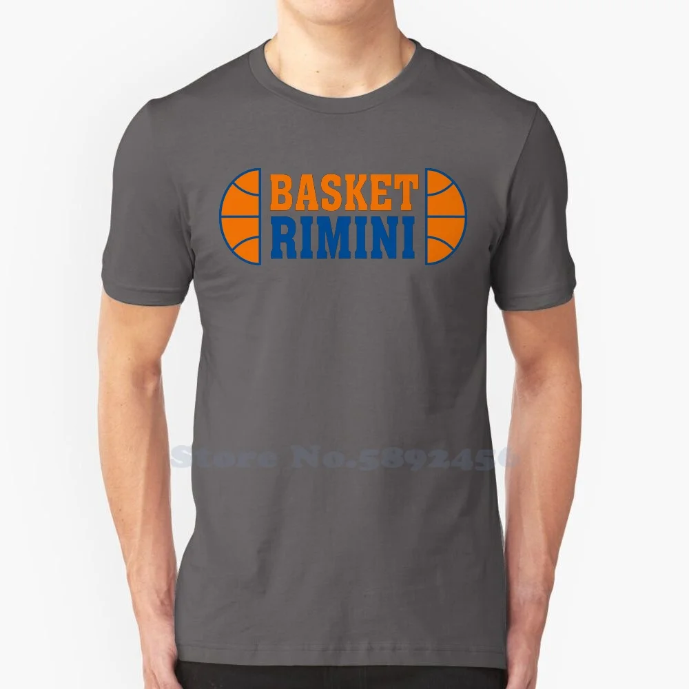 Basket Rimini Brand Logo Streetwear T Shirt Top Quality Graphic Tees