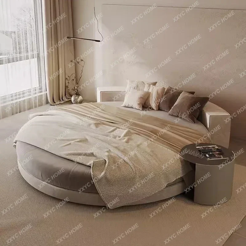 AAhot Sale Bed Frame Double Modern Cheap Aesthetics Minimalist Bed Safe Wood Home Furniture view 4
