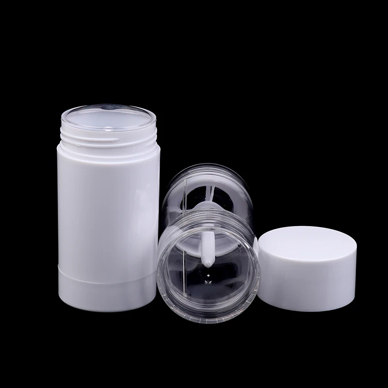 4.7*11 centimetri 75ML Bottiglia di Deodorante Contenitore Vuoto Fatto A Mano Rotondo Twist Up Fondo di Riempimento Vuoto Blush Stick di Riempimento Da Viaggio