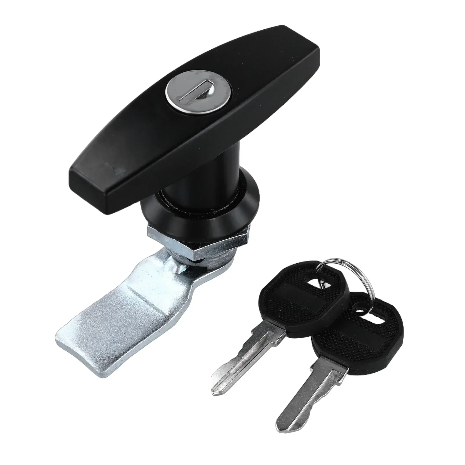 

1 шт. Т-образная ручка, дверной замок, фургон, трейлер, ящик для ящиков, шкафов, Противоугонный дверной замок, защелка с 2 ключами