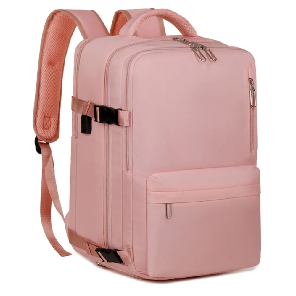 

Shoulder Bag Oxford Travel Luggage Bag Sturdy Foldable Travel Backpack Solid Color Multi-functional Boarding Bag Trip