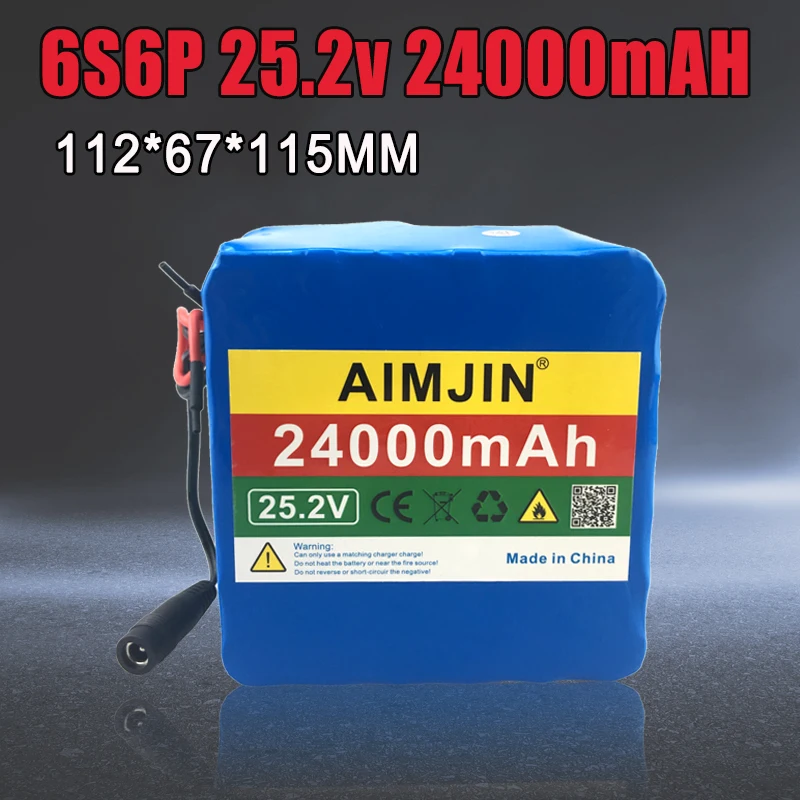 

25.2v 24000mAh 6S6P 18650 Lithium Battery Pack 24Ah ,Suitable for Outdoor Power Supplies etc