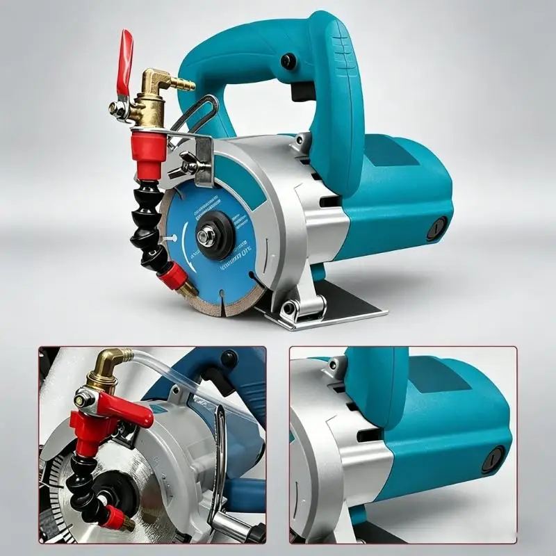 Universal Cutting Machine Water Dispersion Attachment 110V To 220V Power For Effective Cooling And Dust Management B03E