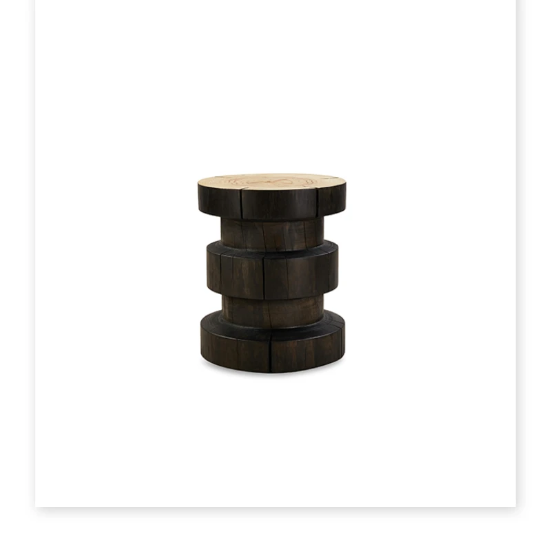 In The Flesh No. 5 Side Table/New Zealand Imported Pine Solid Wood