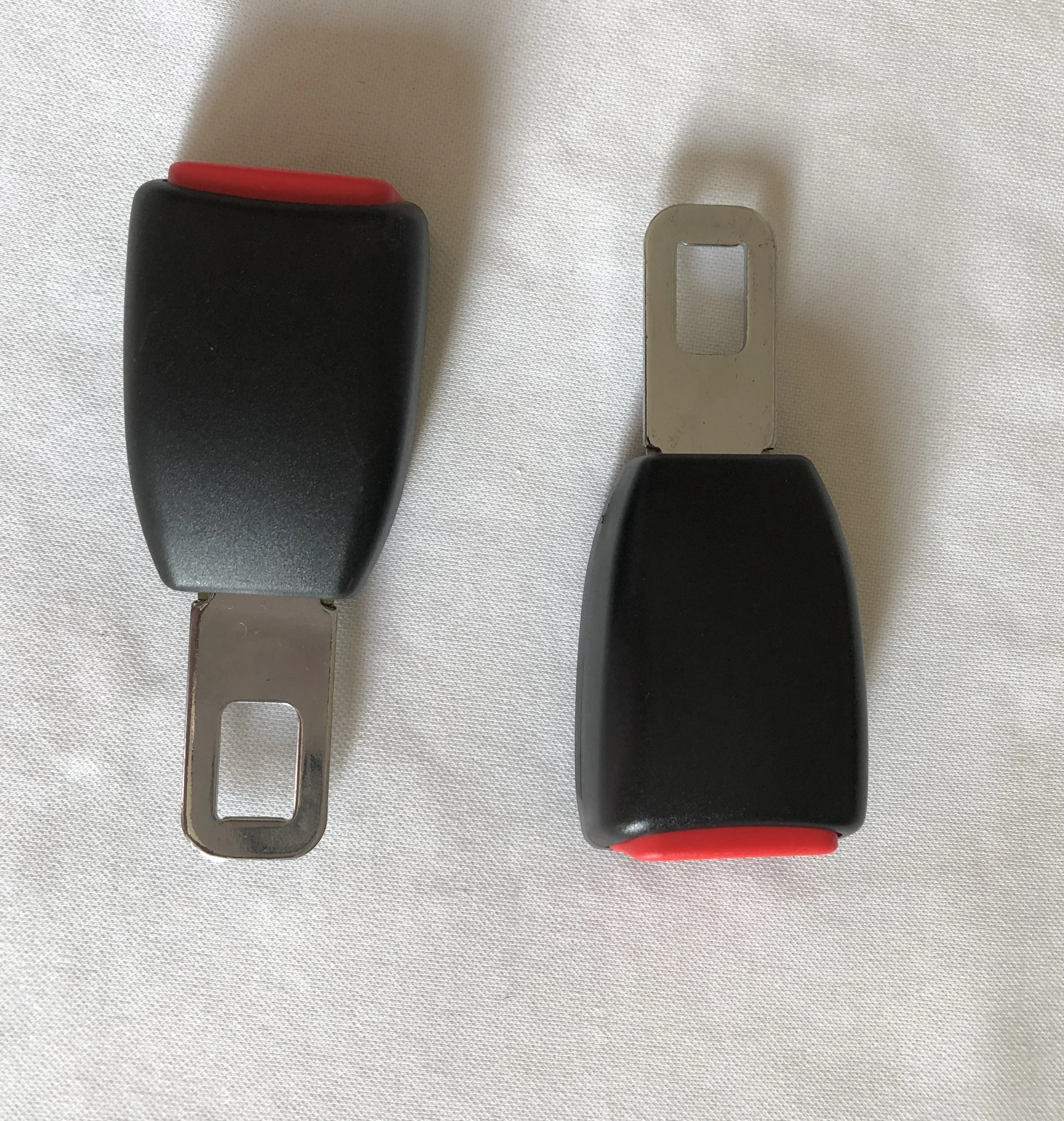 Seat Belt Extender Extension For 25mm Wide Buckle Add 110mm Black Color Fit Hyundai Santa cars