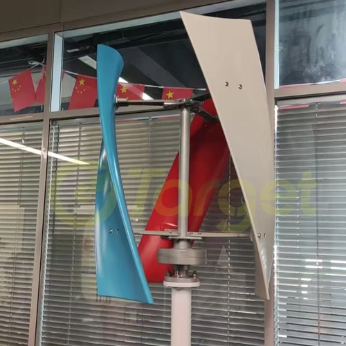 Imagen 2 del producto Turbina aerogeneradora de 10000W, 5000W, 8000W, 12V/24V, 48V, 96V, conjunto completo de molino de viento, salida de 220V, turbina eólica de eje Vertical para uso doméstico