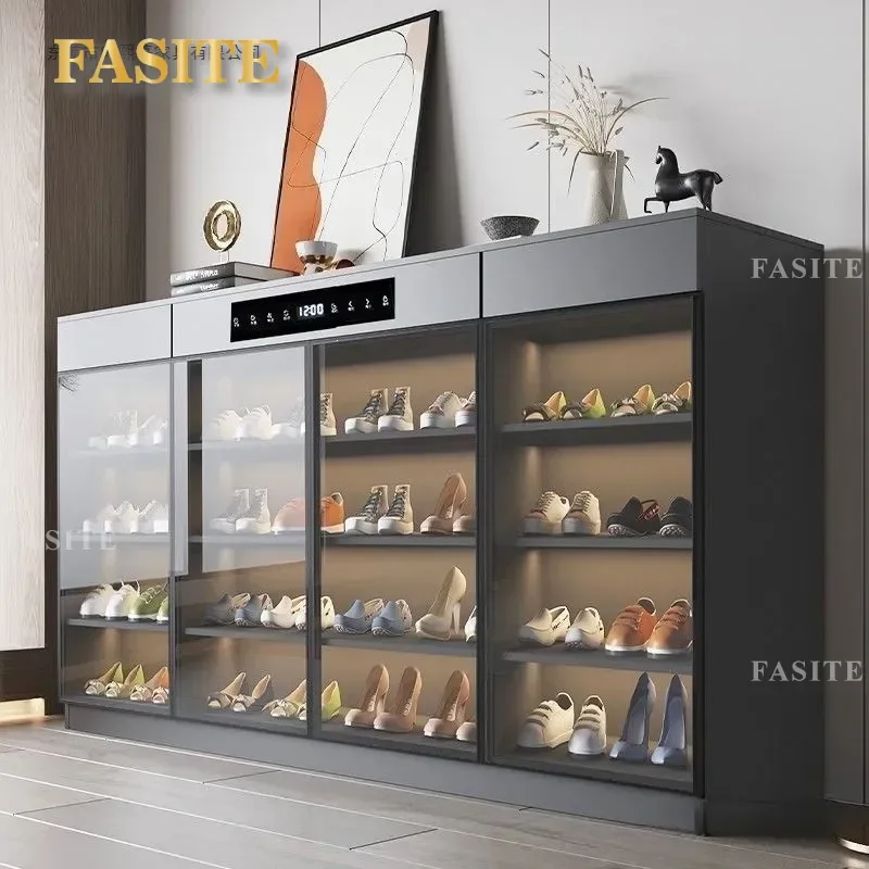 For Home Entrance Intelligent Deodorizing Disinfection Shoe Cabinet Large Capacity Sterilizing Shoe Rack for Foot Therapy