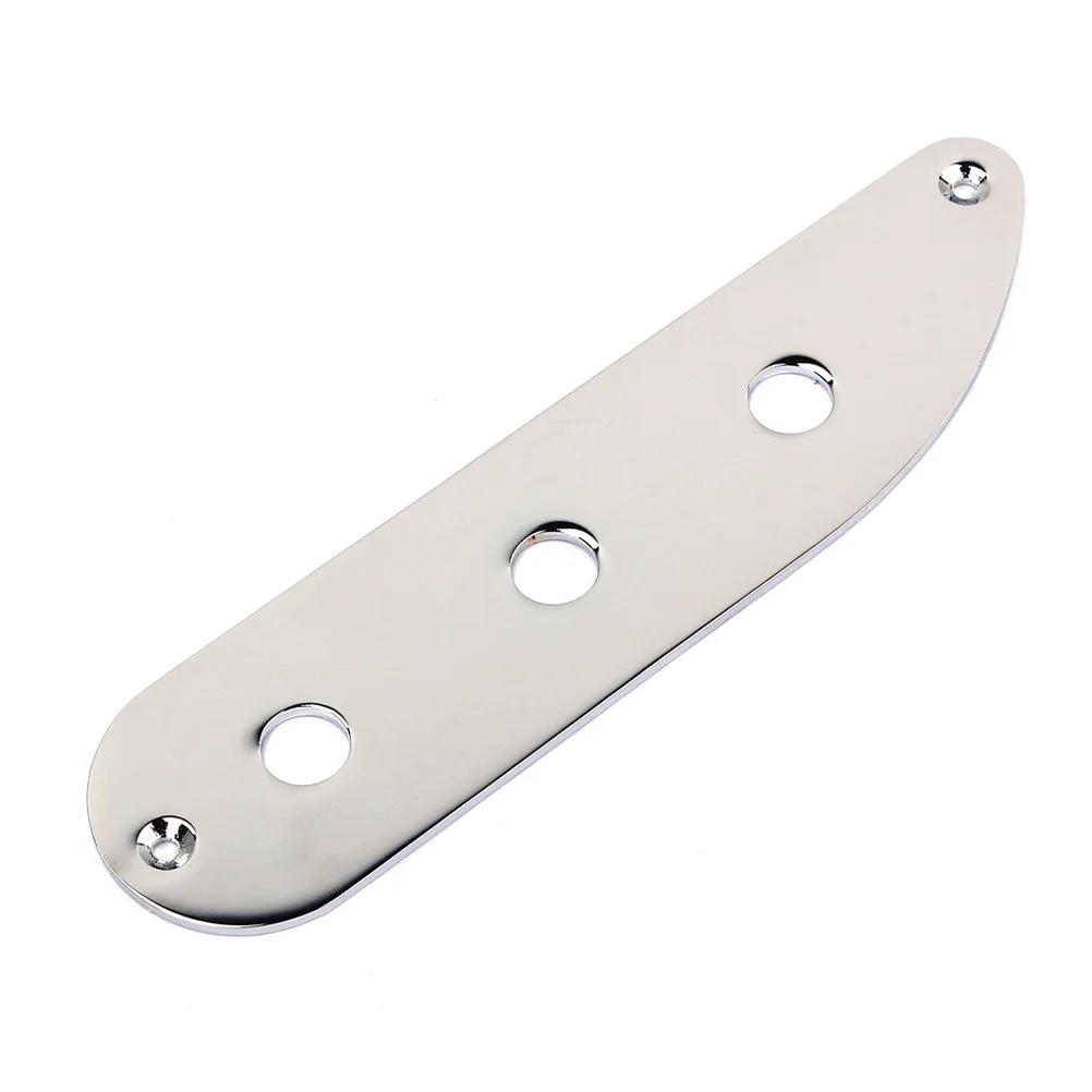 

Angled Metal Electric Bridge Control Plate 3 Holes For Tl Style Bass Guitar Replacement Part Compatible With Jb Guitar