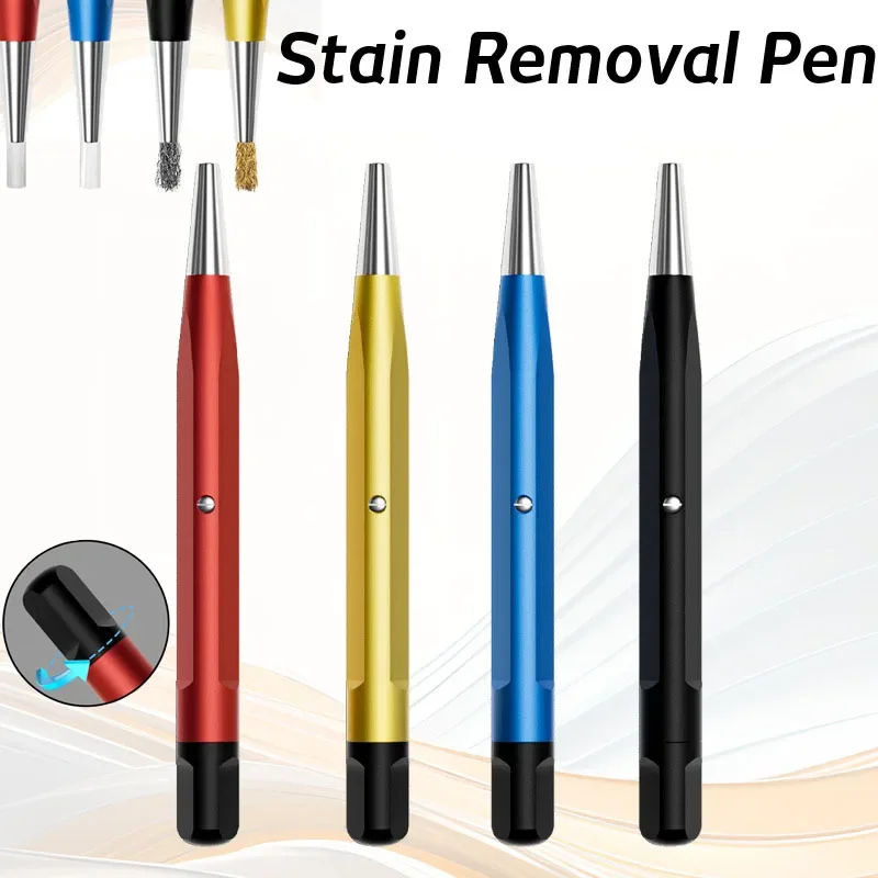 

Щетка-маркер из стекловолокна, меди и стали для удаления царапин, ржавчины и грязи, инструмент для ремонта часов, удаления ржавчины с игровых карт и металлических кнопок