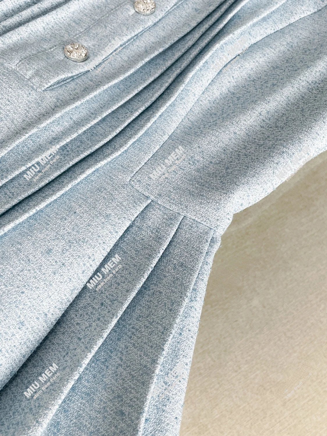 High-End Women's Diamond Embellied Vest Dr Heavy Embroidery High Waist A-Line Silhouette Casual Spring Autumn Faion