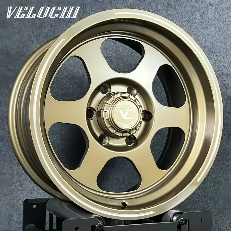 VLC 5x114.3 5x127 1 Piece Custom Forged Wheels 17 18 19 20 24 Inch Retro Offroad Monoblock Rims for Jeep