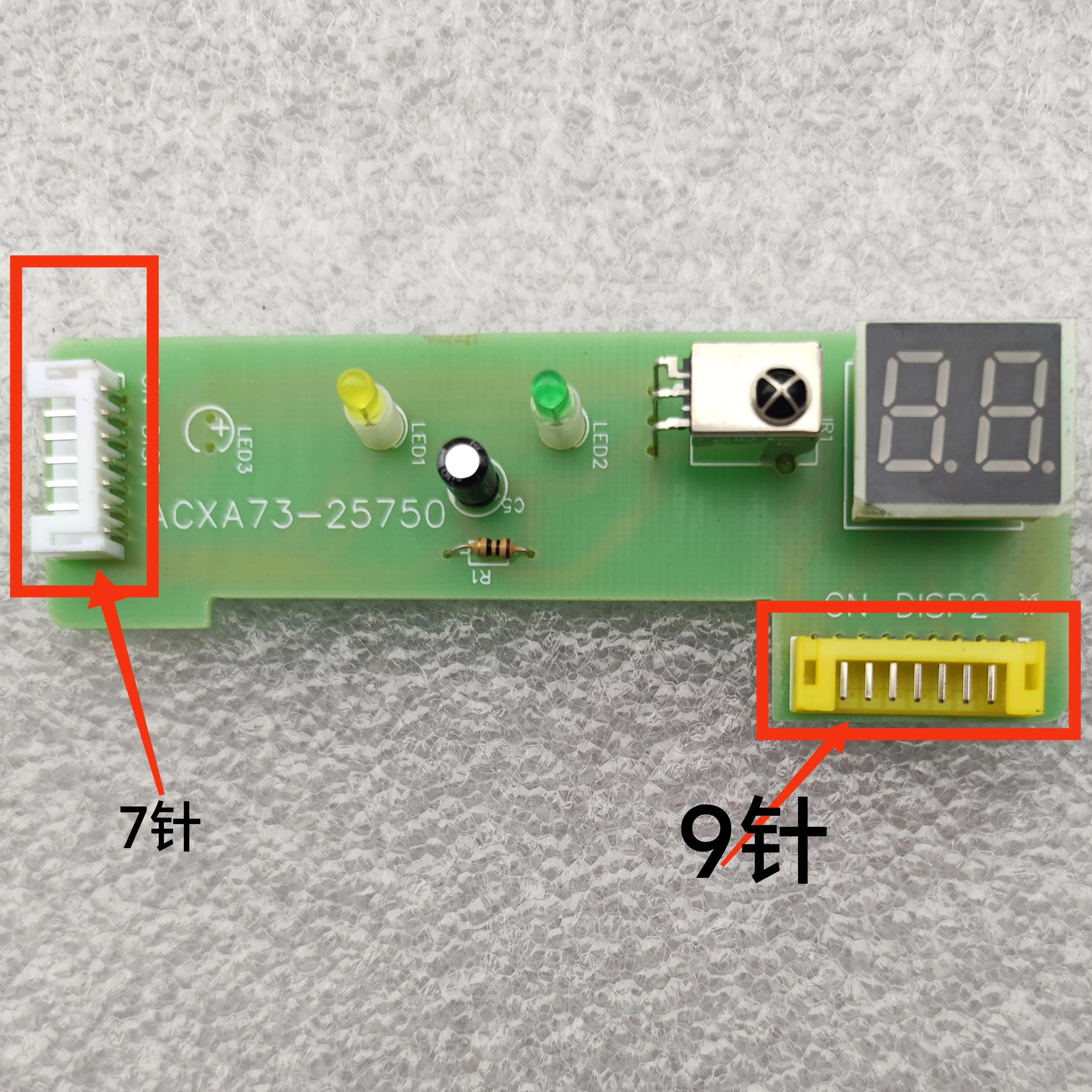 Air Conditioner Receiver Board ACXA73-25750 Air Conditioner Accessories Air Conditioner Main Board Receiver Board Display Board