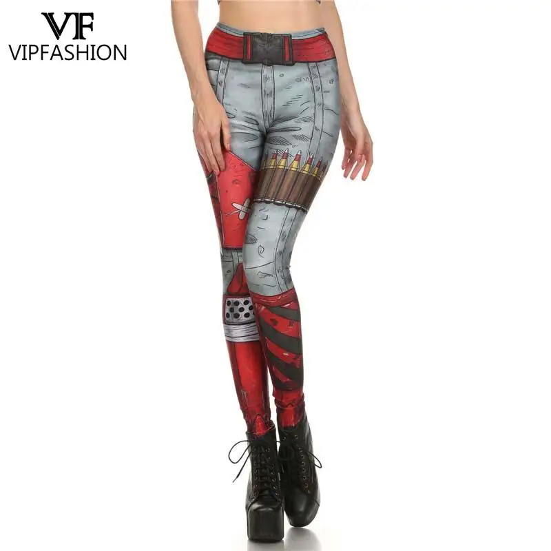 Vip Fashion Punk Leggings Voor Dames 3d Print Broek Casual Streetwear Meisjes Sexy Slanke Broek Elastische Sportieve Fitness Legging