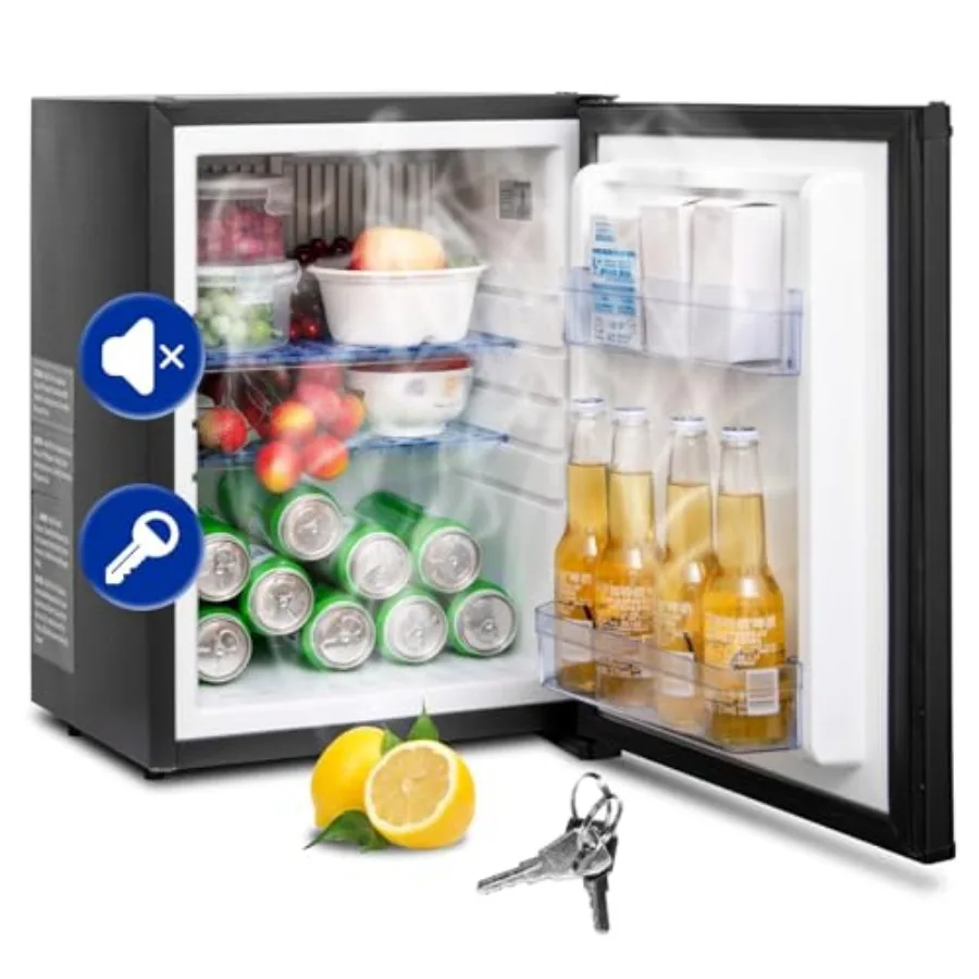 

Мини-холодильник с замком, 1.4 куб. фута, 12В, для автодомов, грузовиков, водителей Freightliner Cascadia