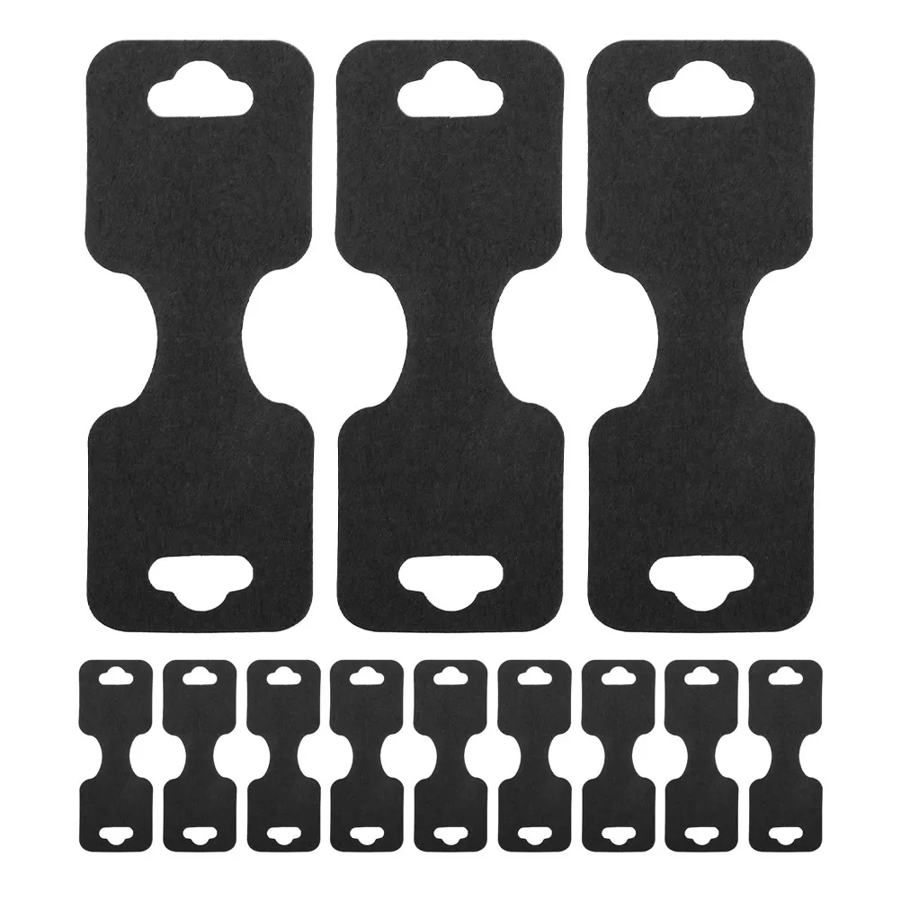 

50Pcs Jewelry Display Cards Blank Necklace Folding Card for Necklaces Bracelets Rings Keychain Packaging Supplies