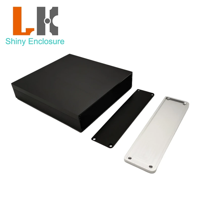 

LK-ALB21 DIY Amplifier Chassis Metal Enclosure Sheet Metal Case Aluminum PCB Housing Aluminum Electronics Enclosure 32x139x150mm