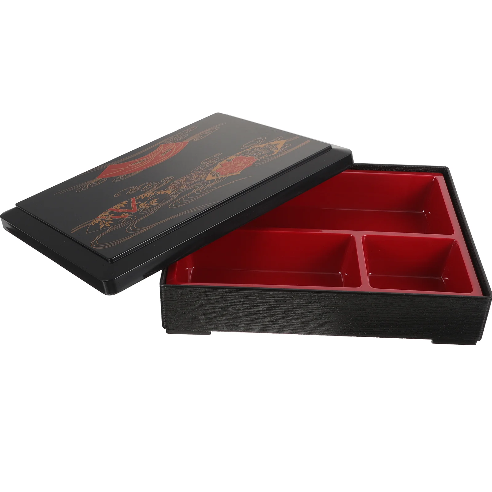 

3 Compartments Japanese Bento Box Food Container Lunch Sushi Storage Portable Snack Fruit Meal Japanese Lunch Boxes
