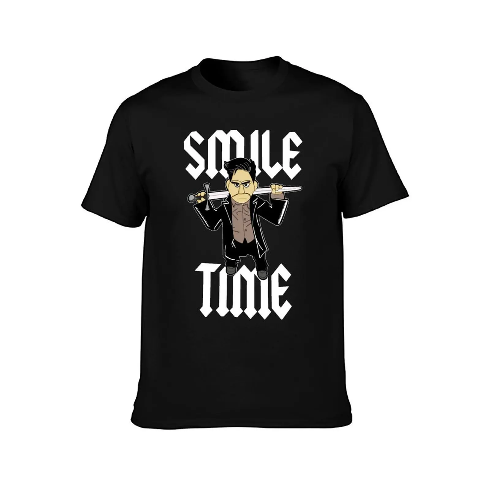 Smile Time Puppet T-Shirt cotton man t-shirts summer clothes oversizeds new gifts and t-shirts men tshirt