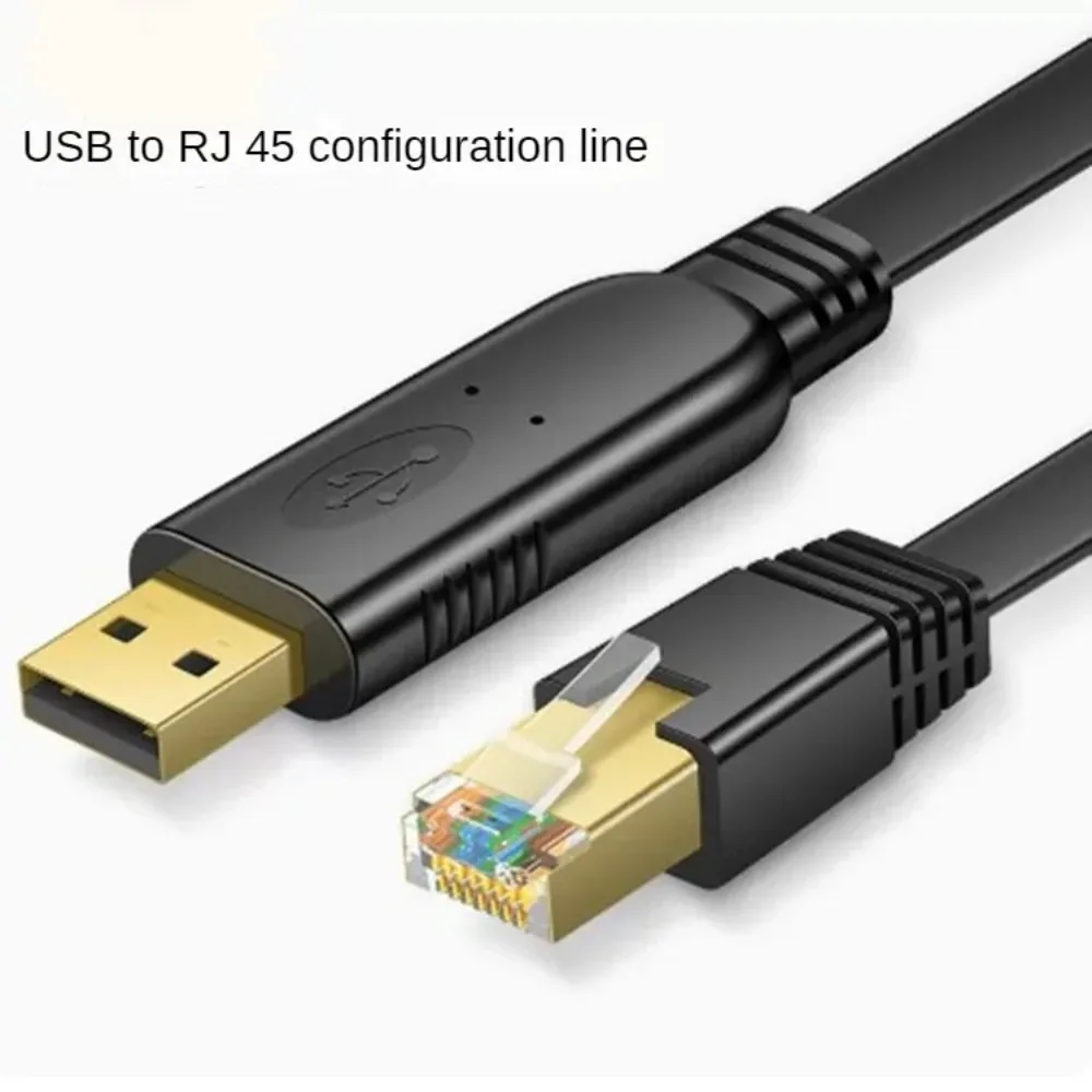 USB to RJ45 Console Cable RS232 Serial Adapter Debugging Cord for Laptop PC Cisco Router Switch Configuration Cable 1.5-5m