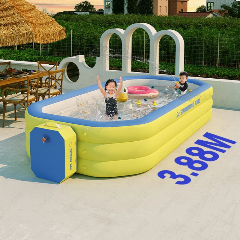 Large Swimming Pools 2.1M/2.6M/ 3M Inflatable Swimming Pool Outdoor Portable For Kids Family Bath country house Removable Pools