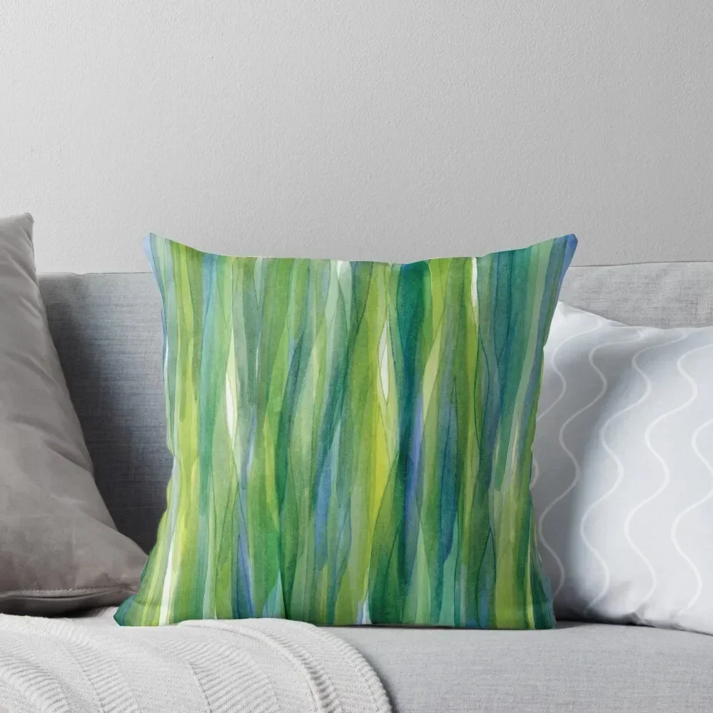 Green Blue Sea Glass Throw Pillow Sofa Covers For Living Room Cushions For Children pillow