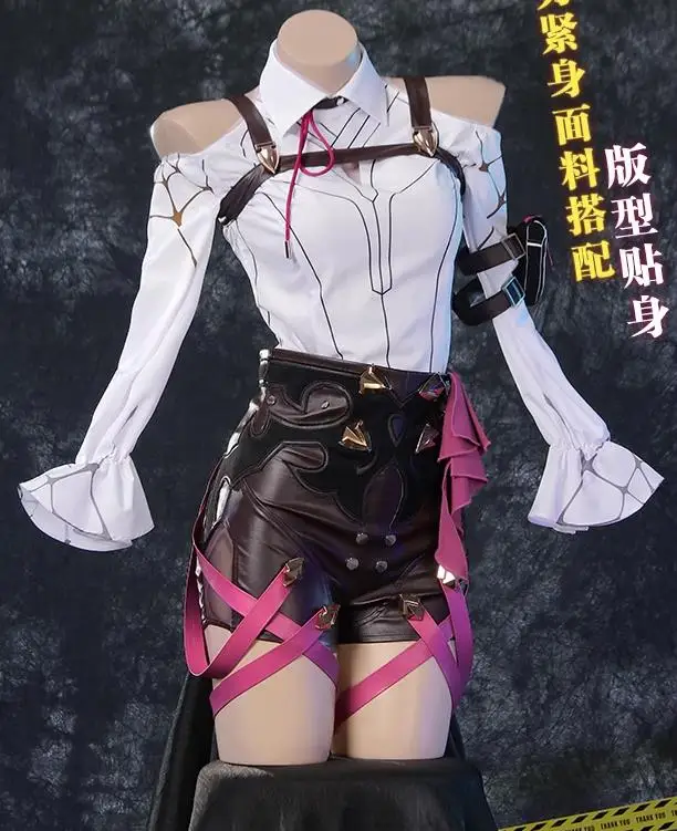 Spel Honkai:Star Rail Kafka Cosplay Kostuum Halloween Outfits Vrouwen Nieuw Pak Uniform