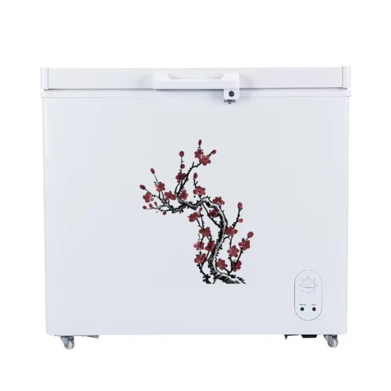 CKD/SKD 158L Energy Saving Cooling 12V DC Solar Box Deep Freezer Easy Cleaning Sustainable Energy Saving Portable Size