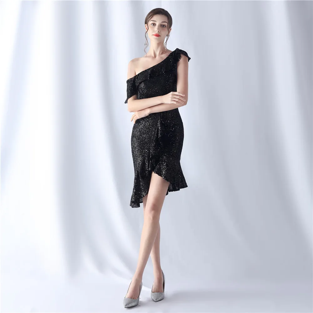 

Evening Dresses Holiday Dress 2024 Formal Party Prom Fashion Summer Sequin Women Elegant Beautiful Women's Short Special Events