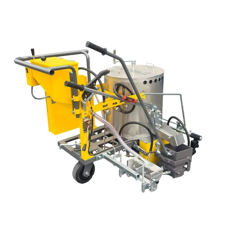 RAY-OU HRMM-2 Electric Driven Self Propelled Thermoplastic Paint Road Marking Machine Automatic Line Marking Machine