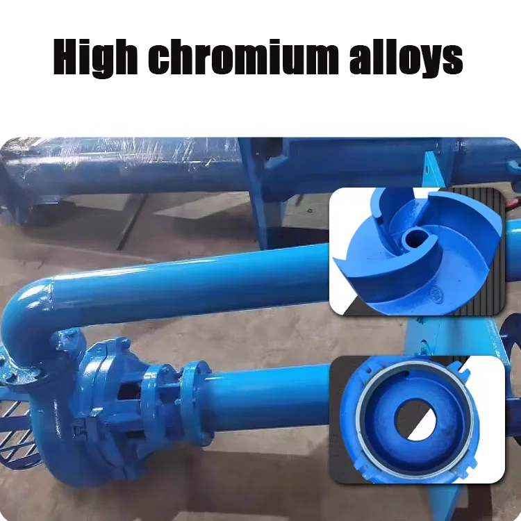 مضخة مياه الصرف الصحي الغاطسة، مضخة طرد مركزي عمودية أحادية المرحلة لضخ الحمأة من مياه الصرف الصحي.